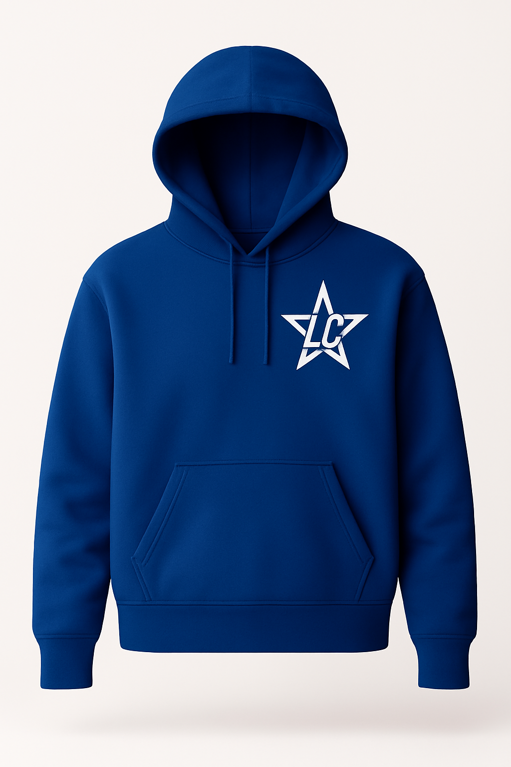 Deep Blue Plain Hoodie